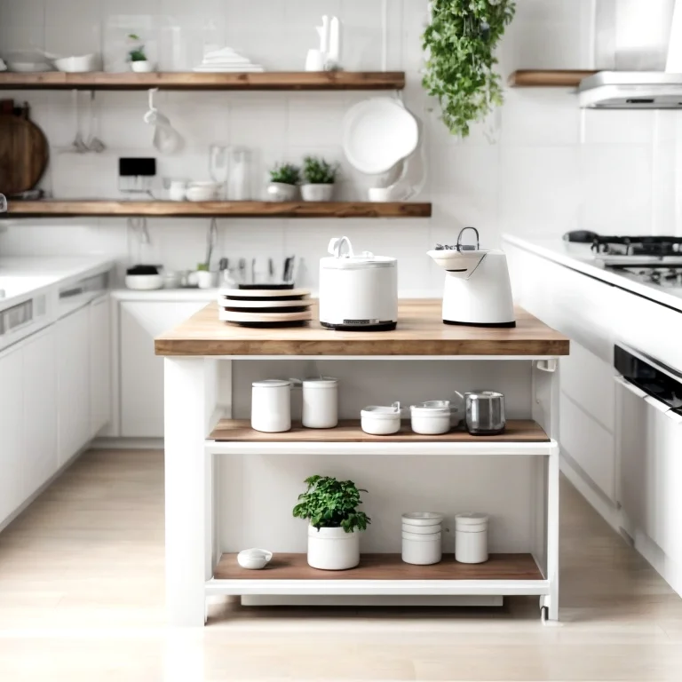 Smart Kitchen Devices auf einer Arbeitsfläche