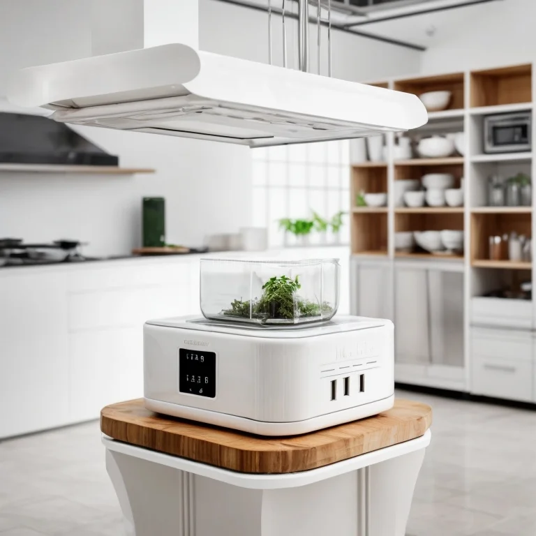 Verschiedene kitchenmate Küchengeräte auf Arbeitsfläche